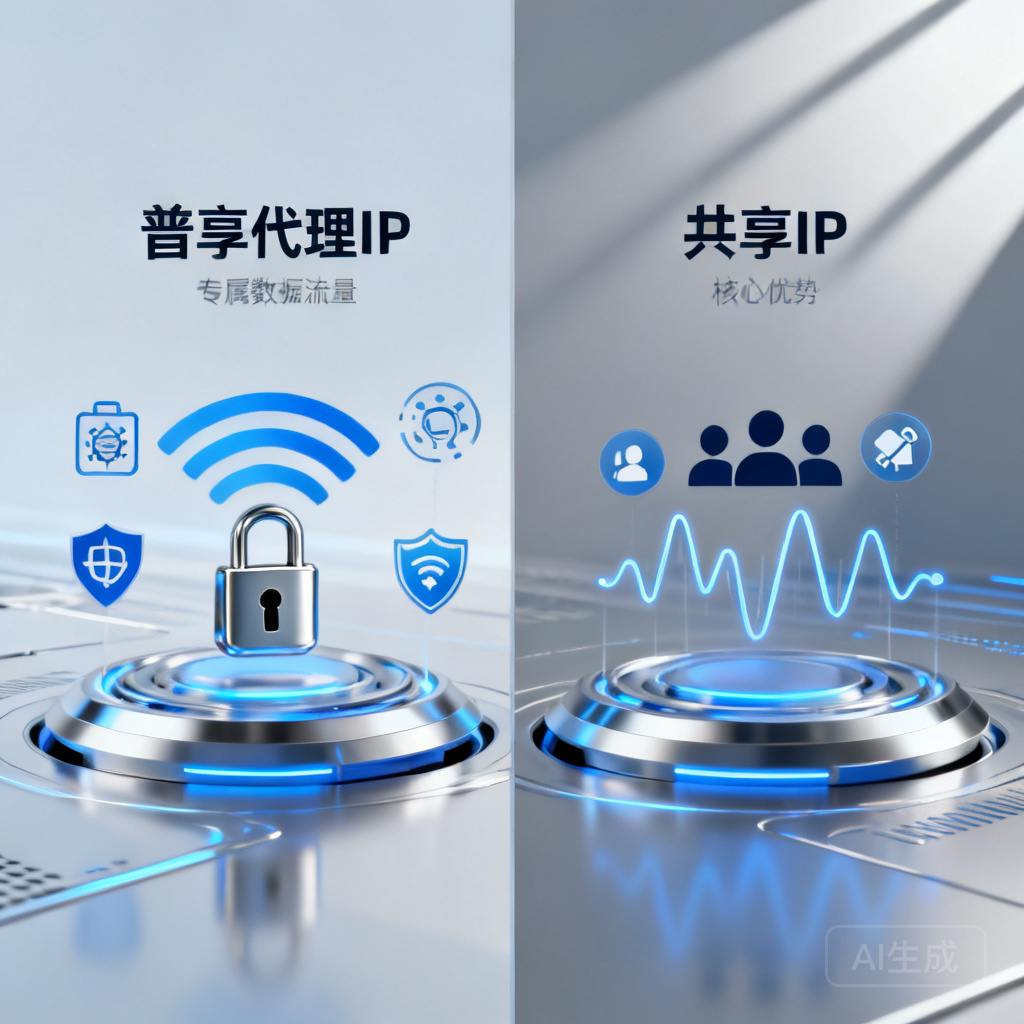 独享代理IP对比共享IP核心优势是什么?